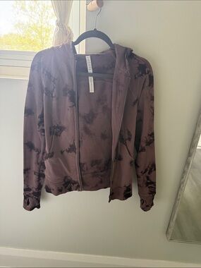 lululemon athletica Tie-Dye Zip Hoodie - Brown & Black